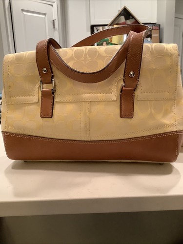 Coach Signature Hampton Umhängetasche Gelb Tasche F13070 & Geldbörse Neu - Bild 6 von 18
