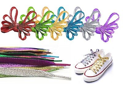 Schnürsenkel Schnürbänder Flachsenkel Sneaker Schuhband Laces Rainbow 100-120cm