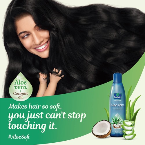 Parachute Advansed Aloe Vera Enriched Coconut Hair Oil for Soft Hair- 250 ML - Picture 3 of 9