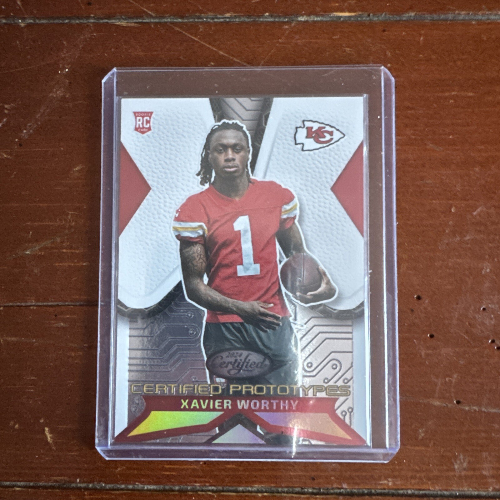 2024 Certified Football SSP CASE HIT Certified Prototypes Xavier Worthy Rookie 3