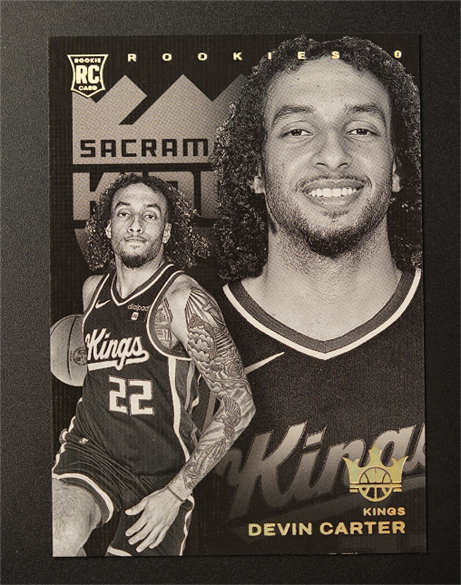 2024-25 Panini Court Kings Devin Carter RC Rookies 0 Gold  Case Hit SSSP #246