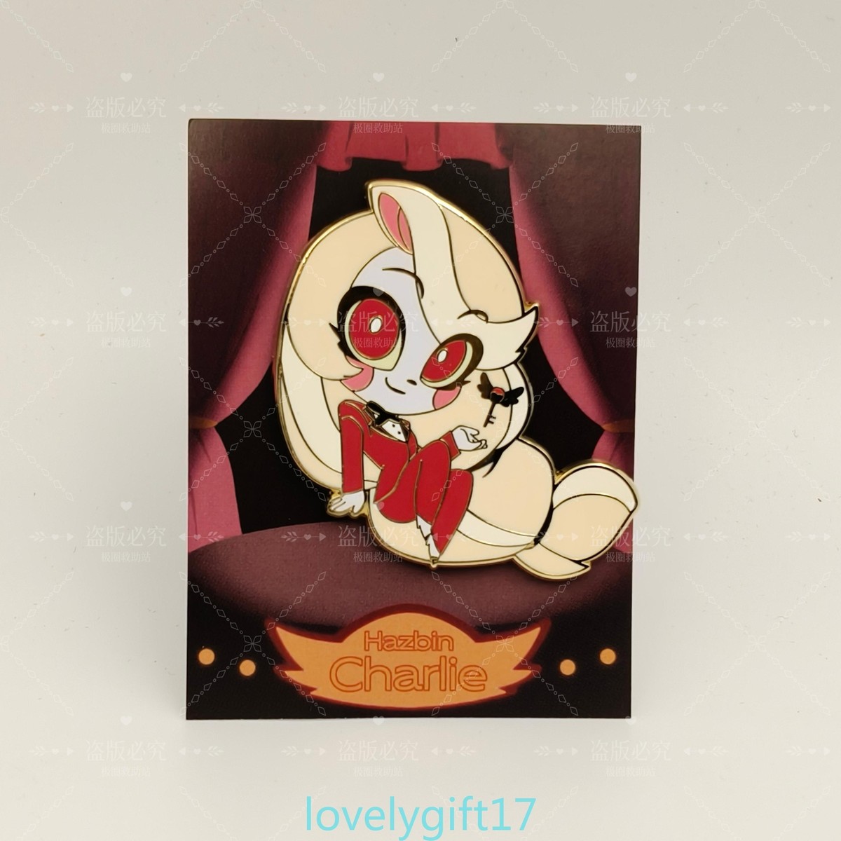 HAZBIN HOTEL ピンバッジ hazbin hotel Vel Vox Val Cosplay Anime Metal Pin Badge Collectible