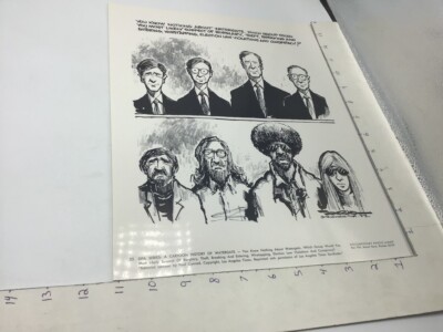 Original Poster ''Cartoon History of Watergate'' YOU KNOW NOTHING ABOUT WATERGATE