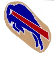 Like Bills Football Helmet Decals Sides and Stripe 