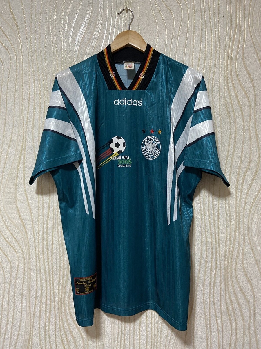 ドイツ代表 1998年 adidas ヴィンテージユニフォーム GERMANY 1996 1998 AWAY FOOTBALL SHIRT SOCCER JERSEY ADIDAS