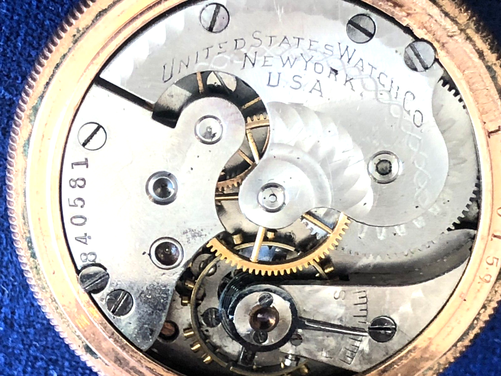 U.S. Watch Co. (Waltham, Mass) Grade Betsy Ross Pocket Watch image 1