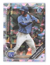 2019 Bowman Draft Sapphire MJ Melendez BDC-122 Pre-RC Rookie Card Royals