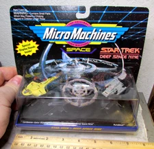 Star Trek Galoob Space Micromachines display ships New in box, Deep Space Nine