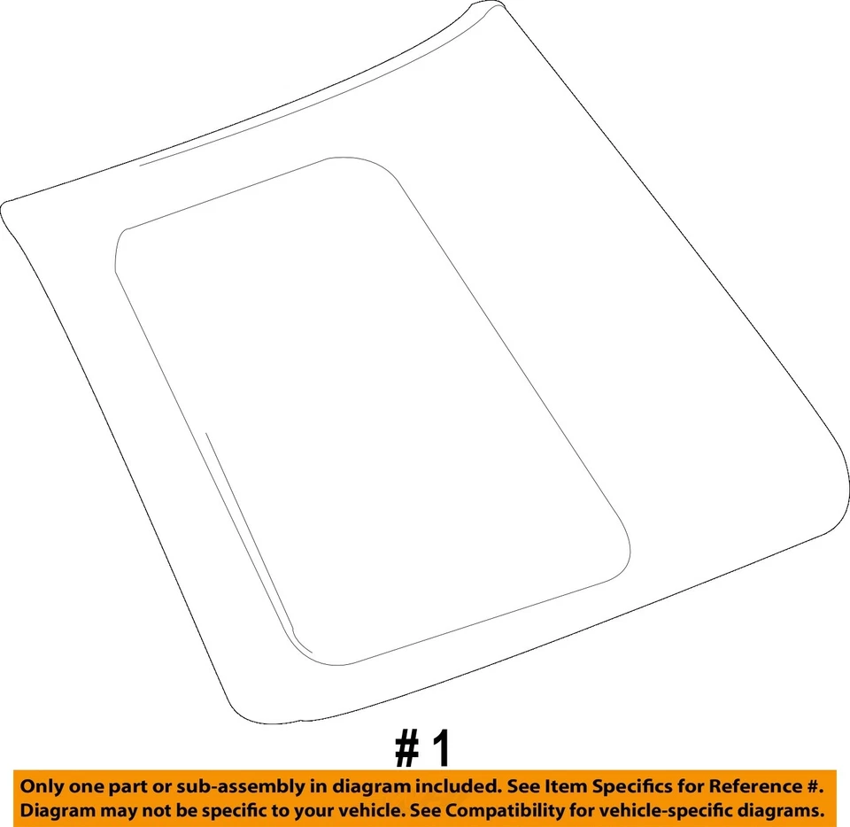 Quarto de vidro traseiro esquerdo fabricante de equipamento original Toyota FJ Cruiser 2007 2014 - Imagem 4 de 4