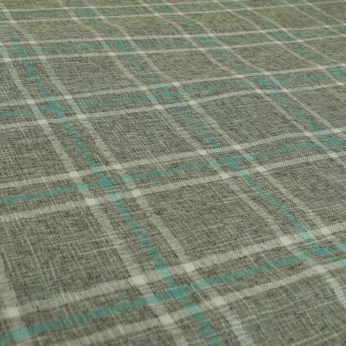Fire Treated Country Tartan Check Woven Upholstery Fabric for Curtains Per Metre - Picture 96 of 123