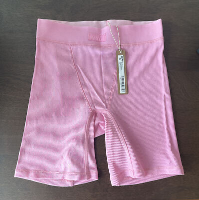 SKIMS Soft Lounge Pink Boxer Shorts - Cotton Candy XXS Limited Edition