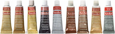 F|S FRAMER SUPPLY Amaco Rub 'N Buff Wax Metallic Finish, 9 Color Assortment, All Available Colors