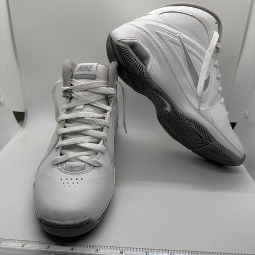 Nike Air Visi Pro 3 Basketball Shoes High Top Athletic Sneakers White Gray Sz 8 - Picture 4 of 13