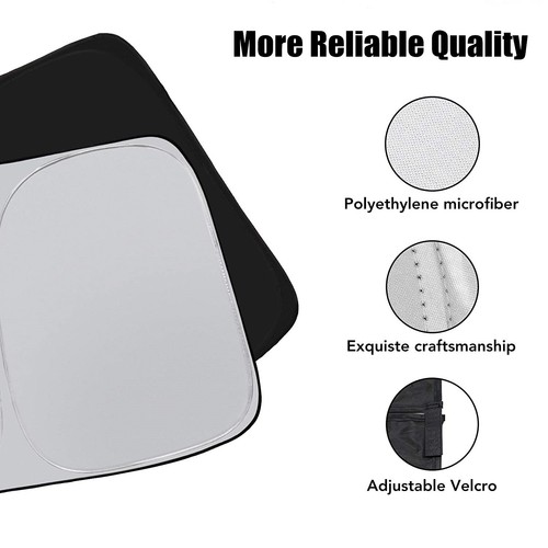 For 2010-2024 Dodge Ram 2500 Cab Windshield Sun Shade UV Block Foldable Cover - Bild 7 von 12