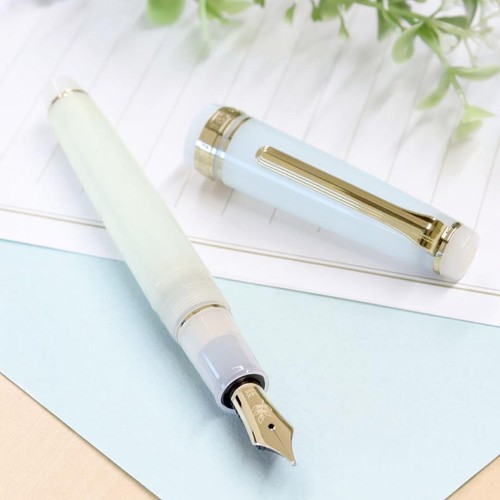 Sailor Mannenhito Nonble Sky Fountain Pen Urara Limited Edition New Nib:MF Japan - Picture 2 of 9