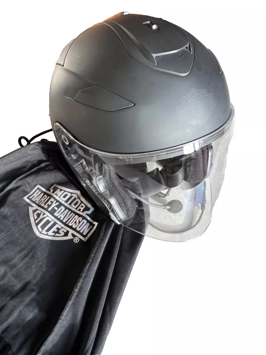 Harley davidson best sale matte black helmet
