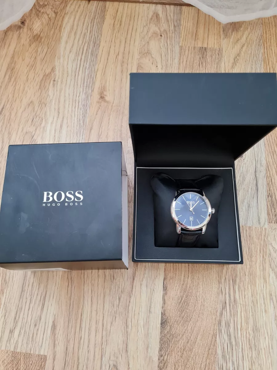Boss 2024 watch leather