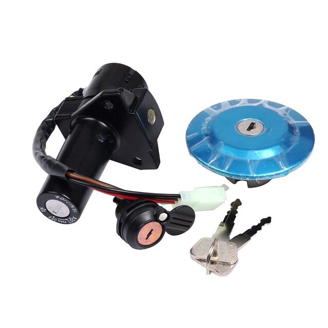 For Yamaha YBR125 YBR 125 Ignition Switch Lock Gas Tank Cap Keys