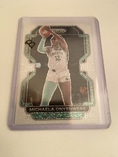 👉Michaela Onyenwere 2022 WNBA Prizm WHITE SPARKLE! WNBA ROTY! 🔥
