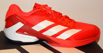 adidas AdiZero Ubersonic 5 Men's All Court Tennis Shoes Size 10 IH2555 Red White