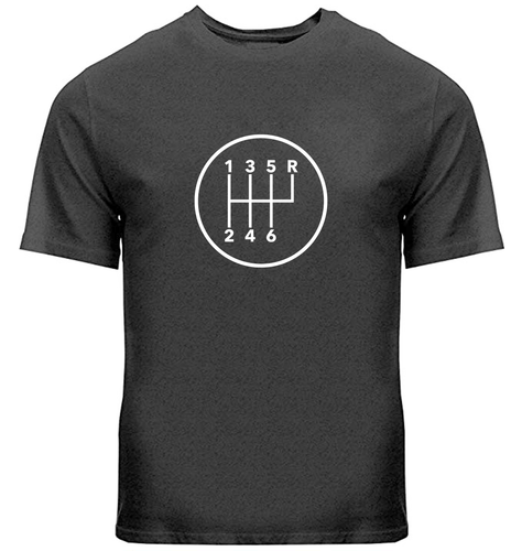 Manual Transmission Pattern 6 Speed Stick Shift Gears Cars T-Shirt Gear Shifter - Picture 19 of 34