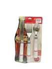 Gibson Coca Cola Set of 3 Piece White Flatware 1997 NIB Vintage Collectible