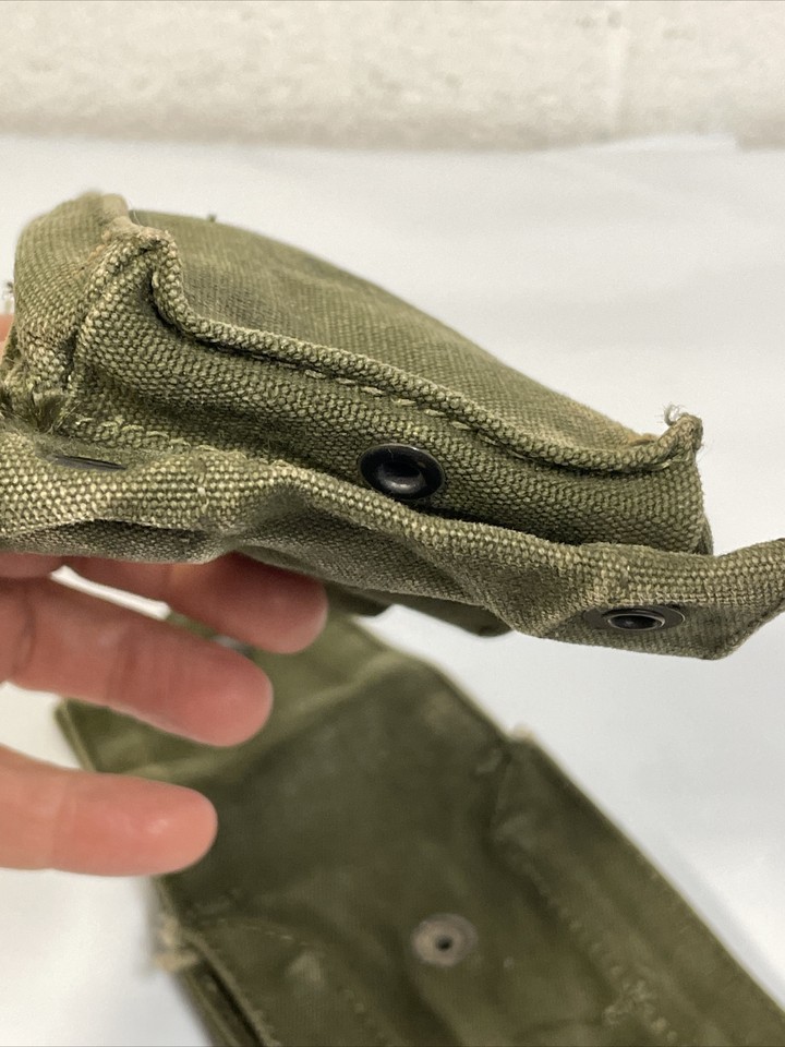 1962 M1961 US Military M14 Ammo Pocket Ammunition Magazine Belt Pouch