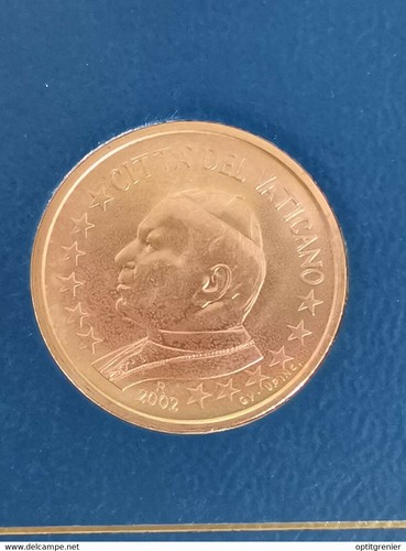5 CENTS EURO VATICAN 2002 / ISSU DU COFFRET / CENT EUROS / VATICANO - Picture 1 of 2