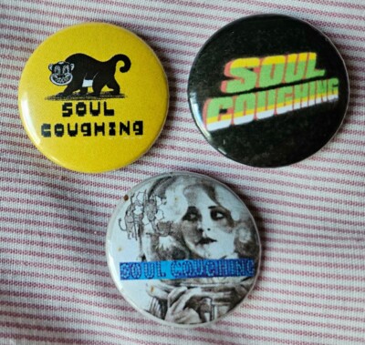 Soul Husten drei 25mm Button Abzeichen inkl. 'Ruby Vroom' / 'El Oso'. Kostenloser UK-VERSAND!
