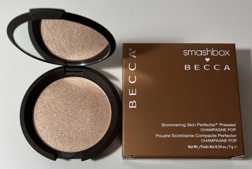 Smashbox x BECCA Champagne Pop Shimmering Skin Perfector Pressed New in Box
