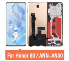 For Honor 80 Pro ANP-AN00 LCD Display Touch Screen Digitizer Assembly with Frame
