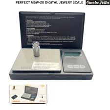 Perfect MSW 20 X 0.0001G Digital Pocket Scale Jewelry Gram Herb Karat Weight