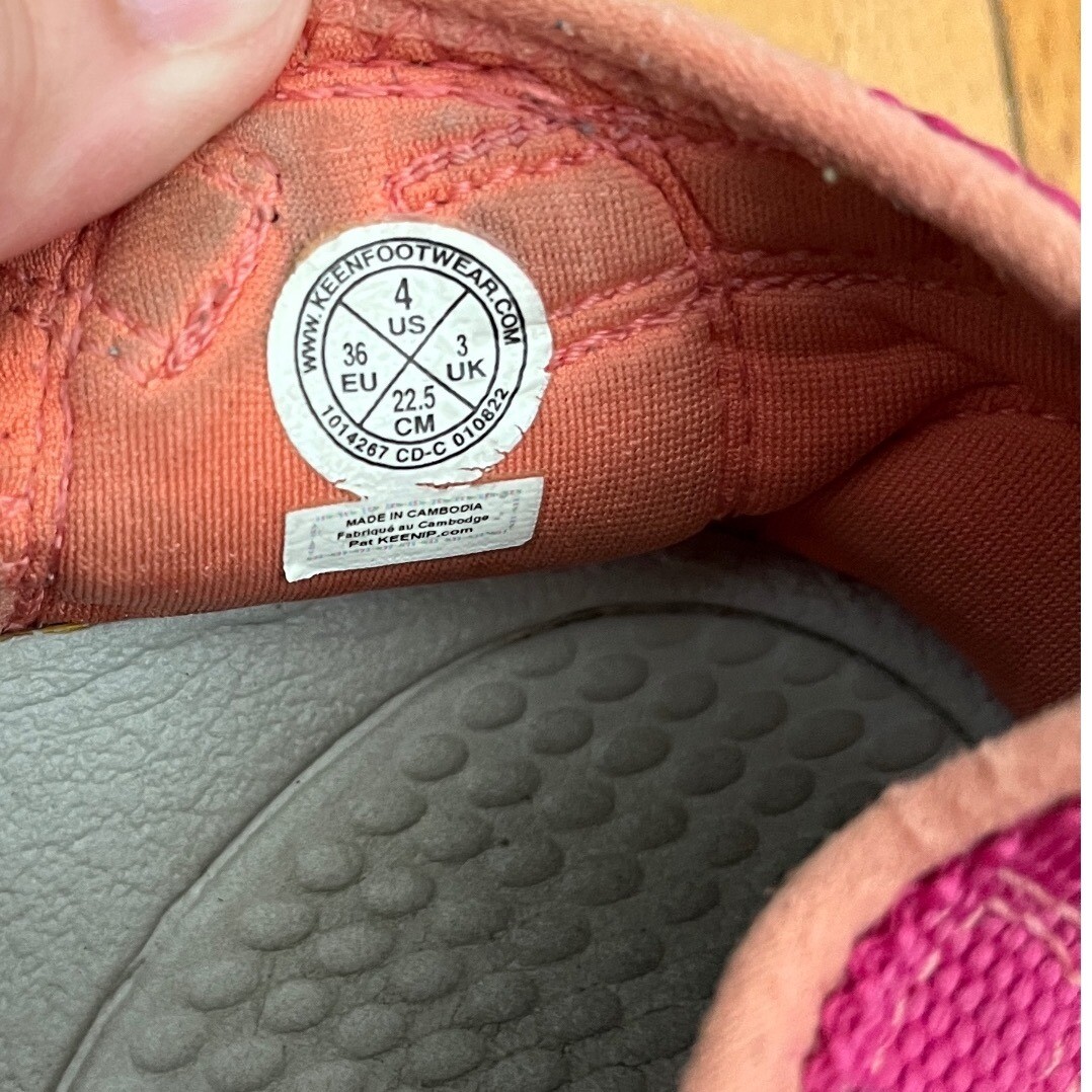 Scarpe sandali sportivi KEEN Newport H2 giovani bambini US 4 rosa