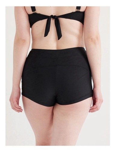 TIME & TRU Women’s 1X (16W-18W) Boyshort Swim Bottom Separate • Black - Bild 4 von 6