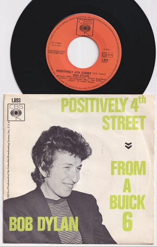 Bob DYLAN * Positively 4th Street * 1965 Dutch 45 *