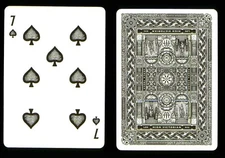 1 x playing card Theory11 High Victorian - 7 of Spades ZT 39