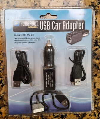 Thunderbolt  Magnum USB Car Adapter - Item 61546 - Brand NEW Sealed