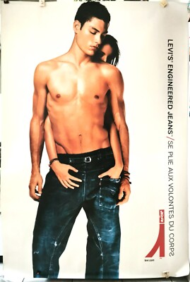 LEVI'S - Original Poster Couple levi's engineered Jeans 120x176