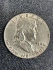 1954 Franklin Half Dollar 90% Silver 50c US Coin Collectible(52451)