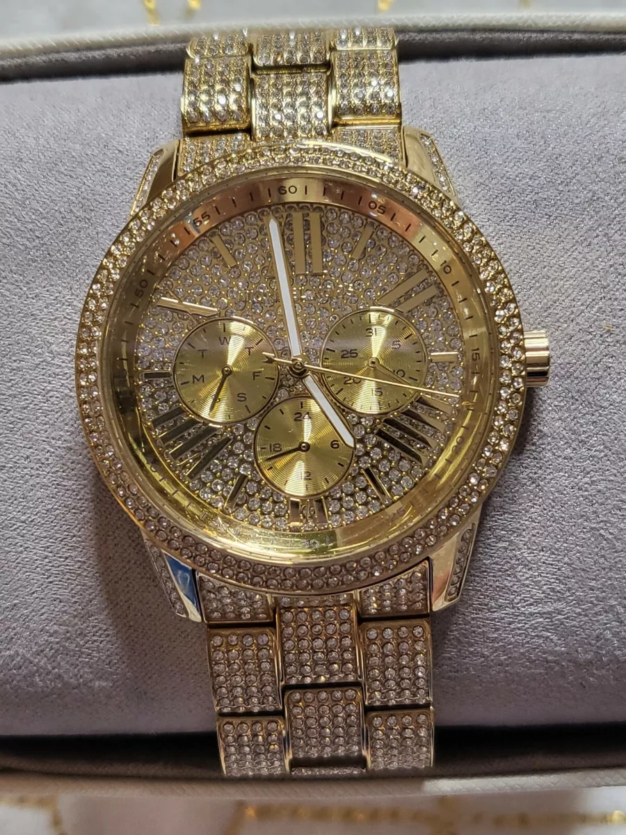 Michael Kors Mens Watch gold Diamonds  Michael kors watch Michael kors  Kor