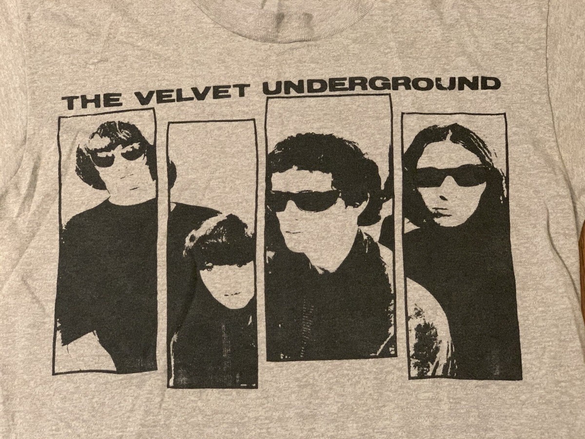 vtg Velvet Underground t shirt tour the 80s rolling stones