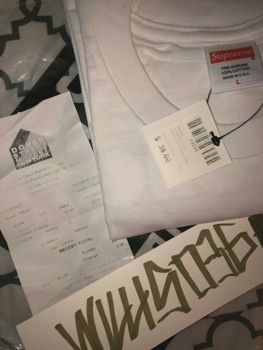 SUPREME DOVER STREET MARKET DSM CDG BOX LOGO BOGO T SHIRT ANDRE