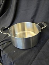 [= Bobby Flay 5.2 QT Stock Pot Stainless CLAD With 2 Handles Greenpan Brand