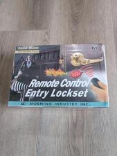 REMOTE CONTROL ENTRY LOCKSET Morning Industry Solid Brass Remote Door Knob Lock