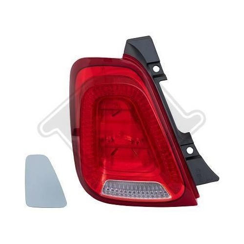 1X Heckleuchte Diederichs 3405195 Passend FüR Fiat-image