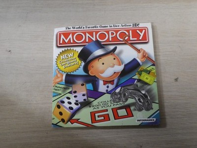 Monopoly PC CD Rom Infogrames Windows 98
