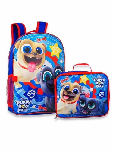 Disney Puppy Dog Pals Backpack 16" with Insulated Lunchbox