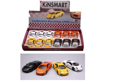 1 PEZZO Kinsmart LAMBORGHINI MURCIELAGO LP640 2012 cm 12