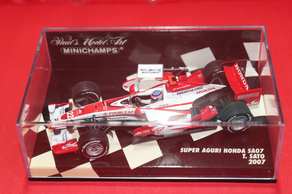 1/43 Super Aguri Honda SA07 (2007) - #22 T. Sato - MINICHAMPS - Immagine 2 di 3
