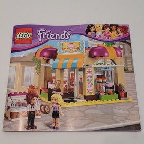 LEGO Friends Downtown Bakery Set 41006 Complete 2 Minifigures & Instructions